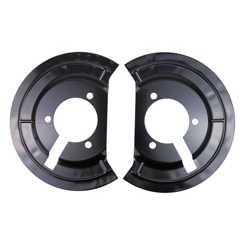 Roneeson Front Left and Right Side Brake Dust Shield Backing Plate Splash for Dodge Ram 1500 2002-2010 Ram 1500 Classic 2019-2024 Ram 1500 2011-2018