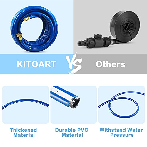 KITOART Trampoline Sprinkler for Kids, Outdoor Trampoline Waterpark Water Backyard Heavy Duty Fun Water Park Summer Water Games Trampoline Accessories Toys for Boys & Girls and Adults