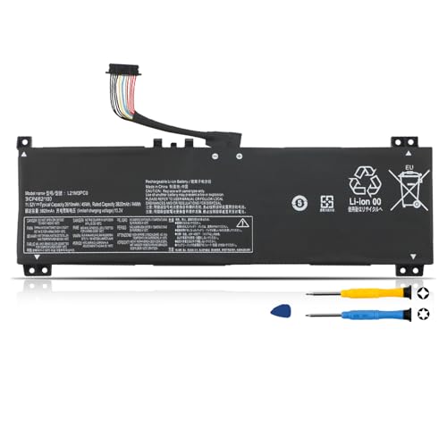 K KYUER 45Wh L21M3PC0 L21C3PC0 Batería para Le-Novo IdeaPad Gaming 3 15IAH7 15ARH7 Type 82S9 82UJ 82SB 82UK Series L21C3PC0 L21L3PC0 SB11F36375 5B11F36371 SB11F36367 5B11F36370 SB11F36369 5B11F36372