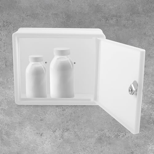 Boîte à lait murale verrouillable et résistante aux intempéries pour stockage extérieur - 4