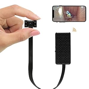 WIWACAM 4K Mini Kamera WLAN für Nistkästen, mit live übertragung auf Handy, Nachtsicht, Akku, SD-Kartenschacht, MW5 Nistkasten Version