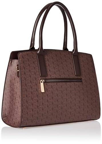 Image of Allen Solly Women's Large Tote Shoulder Bag | Vegan Leather | Textured Finish | Lightweight & Durable | Everyday Use