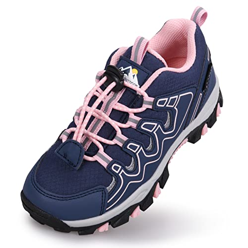 UOVO Boys Girls Kids Sneakers Hiking Running Outdoor Walking Tennis Shoes Waterproof Non Slip Fashion Sneakers(Little/Big Kids