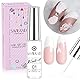 Saviland 8g Painted Gel Nagellack – Weiß Liner Nail Art Polish, UV Soak Off LED French Manicure Starter für Swirl Nails Home DIY Nagelstudio Farben
