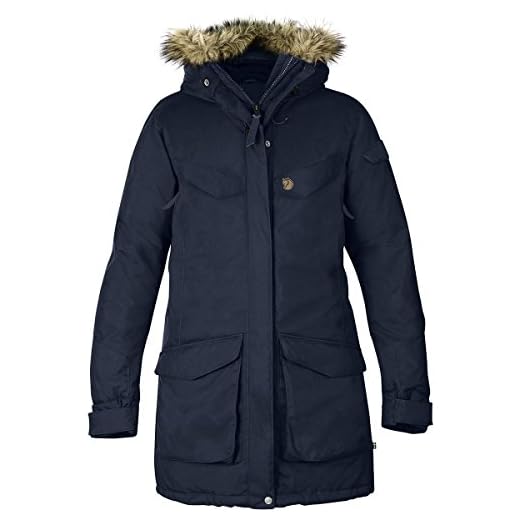 FJÄLLRÄVEN Nuuk Parka W sportjacka, blå, XS