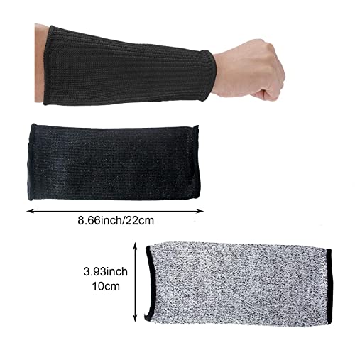 AYNKH 2 works Cut Resistant Sleeves, Level 5 Protection Prevent Scrapes Scratches UV Abrasion - Image 2