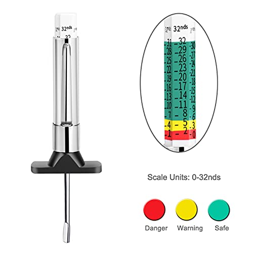 Godeson TDG02-5 88702 Smart Color Coded Tire Tread Depth Gauge 2 Pieces thumb #2