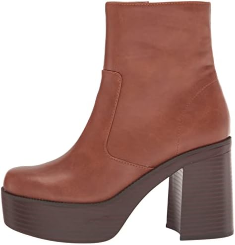 Madden Girl Women's Grace Fashion Boot, Cognac Paris, 9.5 | Image 7