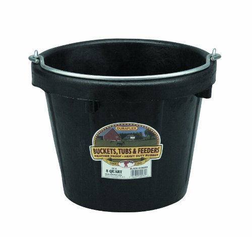 Little Giant Miller Co Light Duty Pail, 8 Quart, Black