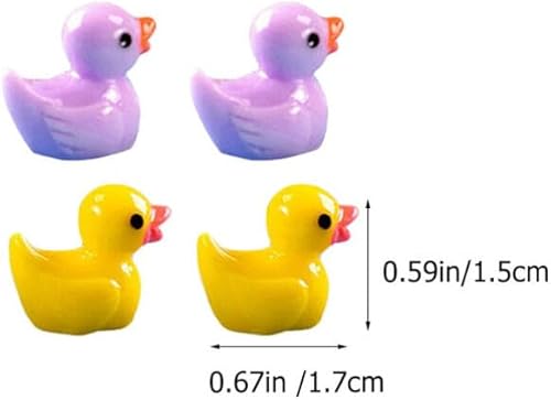 Miniatura 4 de Mini resina: 60 piezas de pequeñas figuras en miniatura, accesorios de jardín de hadas, animales en miniatura, resina pequeña, casa de muñecas en