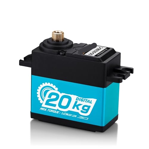 Servo digital de 20 kg con piñonería metálica de alta precisión