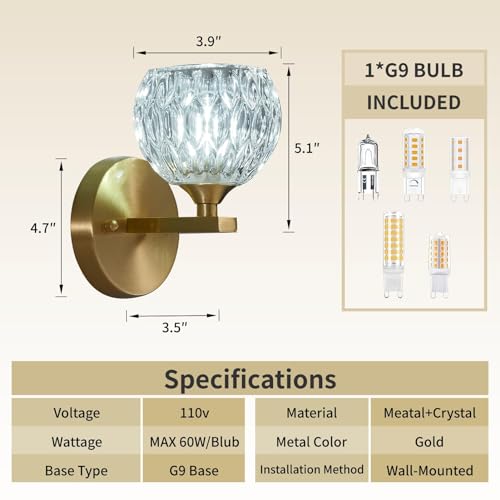 Image of Glass Wall Sconce