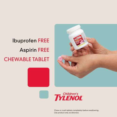 Children's Tylenol Chewables, Acetaminophen 160 mg, Bubble Gum, 24 ct - image 3
