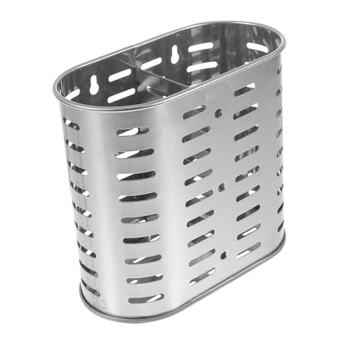 SOLUSTRE 1 Pieza Cubiertos de Acero Inoxidable Palillos Largo talheres aco inocidavel cuberteria contenedor de vajilla Accesorio de Almacenamiento del Cortador Acero Inoxidable 304 Silver
