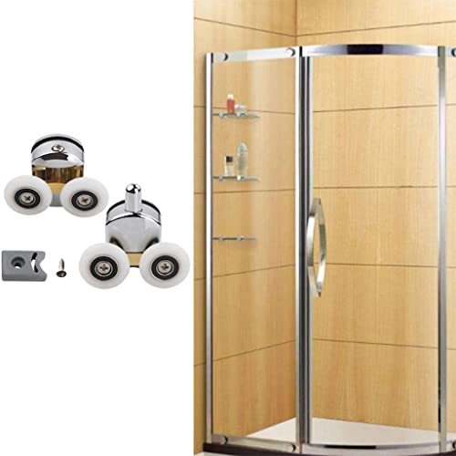 Rodillos puerta ducha para reparar mamparas atascadas de 23mm 5