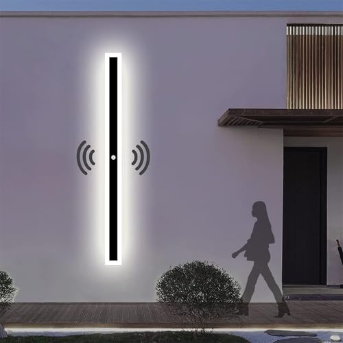 Applique murale extérieure détecteur mouvement IP65 étanche 200cm aluminium