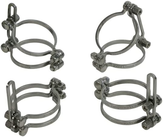 2500 FE Series Tack Welding Clamps - 2-1/2" OD (Set of 4)
