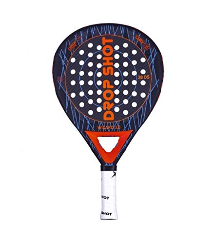 DROP SHOT Wizard 3.0 Pala Pádel, Unisex Adulto, Negro, 360-385 gr