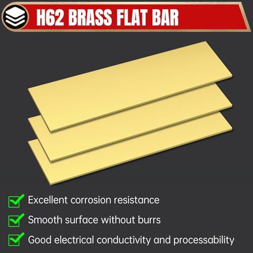Barre plate en laiton de 6 mm de qualité supérieure pour l'artisanat d'art - 3