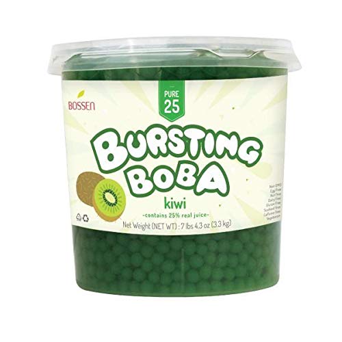 Bossen Bursting Popping Boba (KIWI, tub (7.26 lbs))