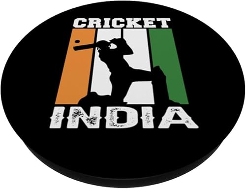 Miniatura 2 de Equipo india cricket jersey bandera india mujeres hombres Fan cricket PopSockets estándar PopGrip