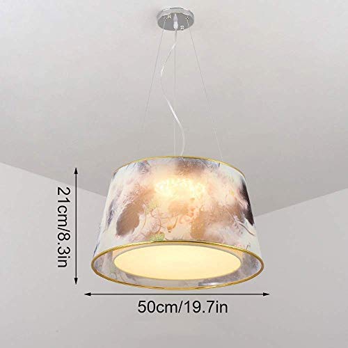 Plafonnier LED moderne à éclairage homogène pour pièce d'étude - 7