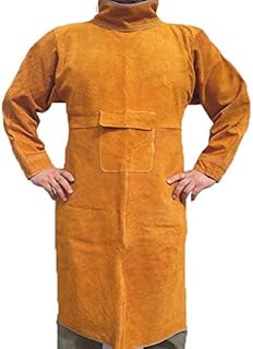 Jewboer Durable Leather Welding Jacket