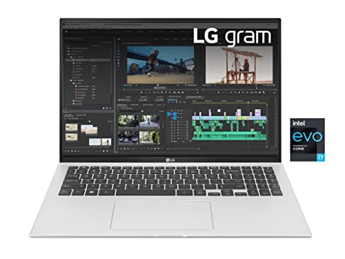 Lg Gram 16Z90P, pantalla 16' Quad HD 16:10 Ips, 2560 x 1600, Intel Evo I7-1165G7, RAM 16 GB Ddr4, SD 1 Tb, Intel Iris Xe, batería 80 Wh, plata