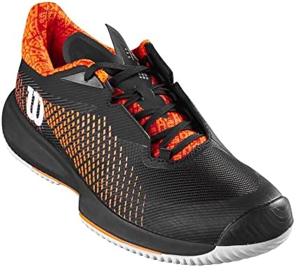 Wilson(ウイルソン) Men's Tennis Shoe, Black/Phantom/Shocking Orange, 27.0 cm | Image 4