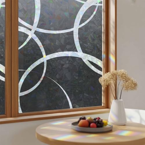 Película Decorativa de Privacidad para Ventanas Gris miniatura 2