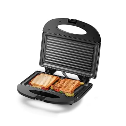 Sanduicheira Minigrill Gourmet 220V com 750W Chapa Dupla e com Revestimento Antiaderente Preta Multilaser - CE044