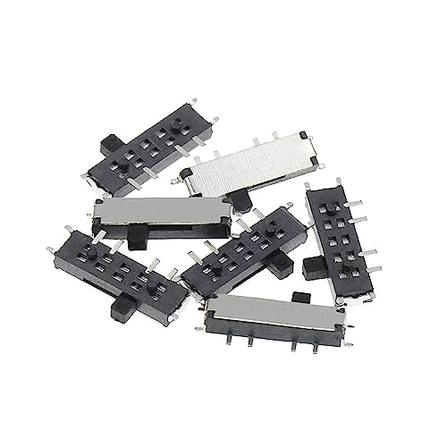 Interrupteur à bascule micro SMD miniature On-Off-On MSK-12C03-07 commutateur 8 broches 1P2T