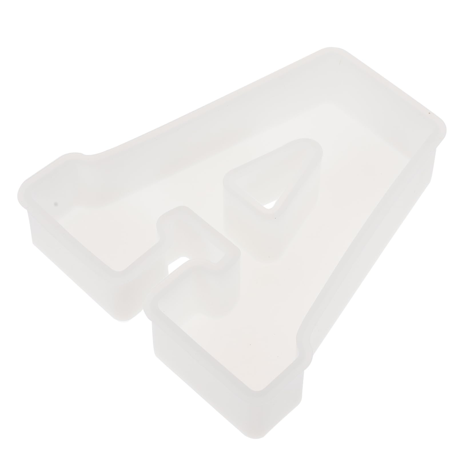 Artibetter 3 Pièces Pochoir Lettre Fondant des Lettres Alphabet Taille Lettre Nombre décoration Bricolage Moule moules de coulée d'ornement Gel de silice Blanche