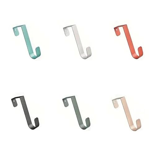 6Pcs Minimalist Nordic-Style Door Hook, 1.65inch Inner Diameter, Designed for