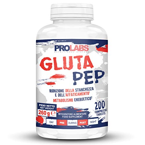 Prolabs Gluta Pep Barattolo Da 200 Compresse, 260 G