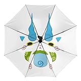 折りたたみ傘 コマさん 妖怪ウォッチ 折り畳み傘 日傘 ワンタッチ自動開閉 おしゃれ 8本骨 晴雨兼用 暑さ対策 携帯便利 収納ポーチ付き プレゼント