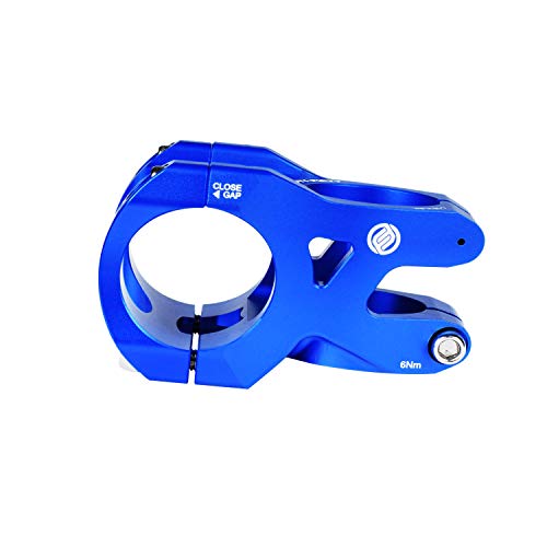 Fifty-Fifty Aluminum Alloy Mountain Bike Stem For 1-1/8 Steer Tube 31.8Mm Handlebar, Short Handlebar Stem For All Mountain, Mtb, Downhill, Freeride (50Mm, Blue) #TOP3