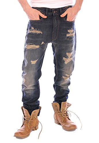 Jeans Kaporal Deli Destroy homme avec effet déchiré et usure vintage