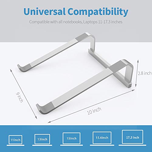 Lenrue AZ01 Laptop Stand For Desk,Stable Ergonomic Aluminum Computer Riser Cooling Stand For Mac Macbook Pro/ Macbook Pro Air,Hp thumb #2