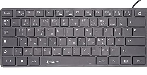 Clavier Bépo USB ordinateur dactylographie française frappe rapide