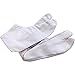 Fukusuke Adult Japanese Kimono Tabi Socks with 4 Kohaze Clasps (27cm/10.6inch), White
