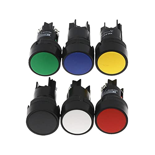Bouton-poussoir momentané 22 mm pour commande de panneau électrique XB2
