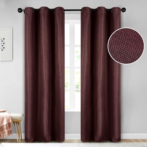 Juego de 2 paneles de cortinas térmicas: privacidad y oscuridad total en tu ventana de estar 3