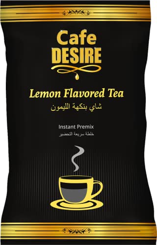 Image of Cafe Desire Instant Tea Premix (Lemon Tea) - 1 kg | Makes 80-100 Cups | Use Manually and Vending Machine Suitable - CD62