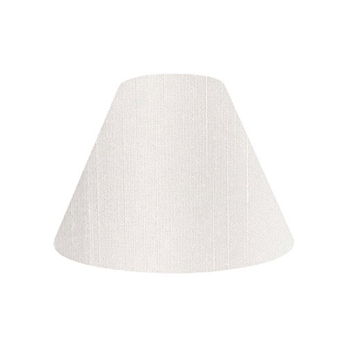 lamp-shade 【A-33151】アーム式シェード ランプシェード交換用 電気スタンドの傘 照明 シャンタン ホワイト 直径33cm