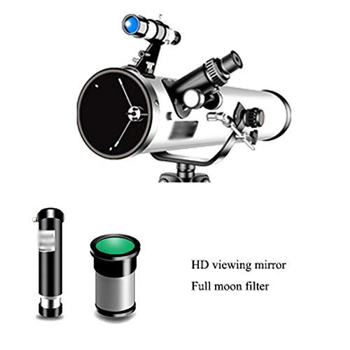 Astronomisches for Kinder 35X-875X HD Refraktor Mit Stabilem Stativ Und 3 Okulare Zur Beobachtung Von Mond, Planeten Und Landschaft 8 Typen