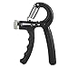 Empuñaduras de mano Ejercitador de empuñadura ajustable Ejercitador de muñeca para antebrazo para mujeres y hombres(Negro)