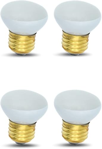 lumenivo Bombillas reflectoras pequeñas R14 de 25 vatios 120130 voltios E26 de repuesto de base de cuello corto incandescente esmerilada de lava