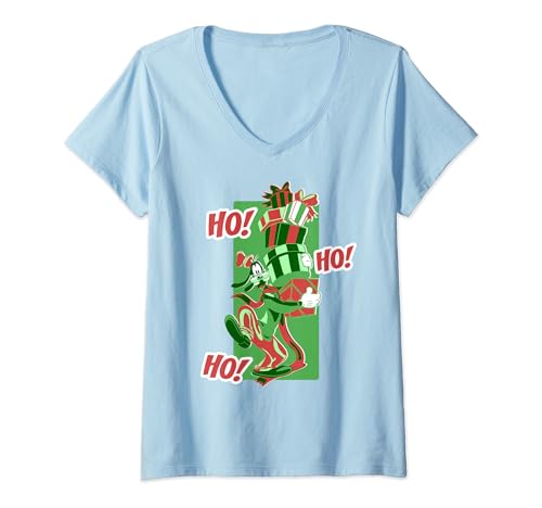 T-shirt col V Disney Dingo idéal pour le réveillon en famille