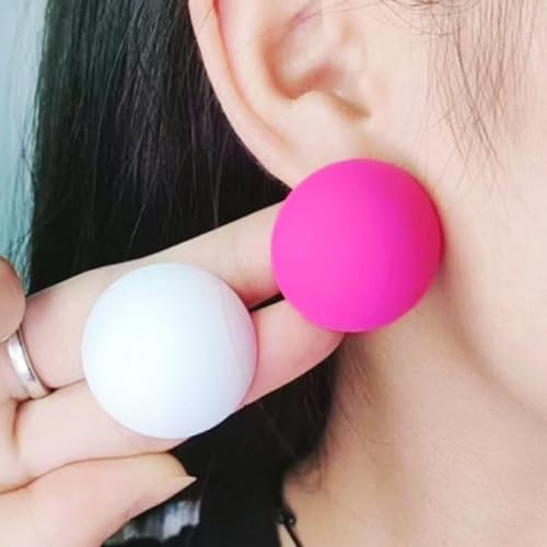 Boucles d'oreilles goujon rondes et légères simples pour look chic - 3